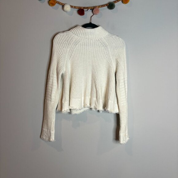 Free People Patches Of Me white trapeze sweater - Picture 6 of 7